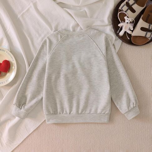 IZYJOY Toddler Baby Boy Valentine's Day Sweatshirt Boys Lover Heart Long Sleeve Shirts Crewneck Pullover Top in Kuwait