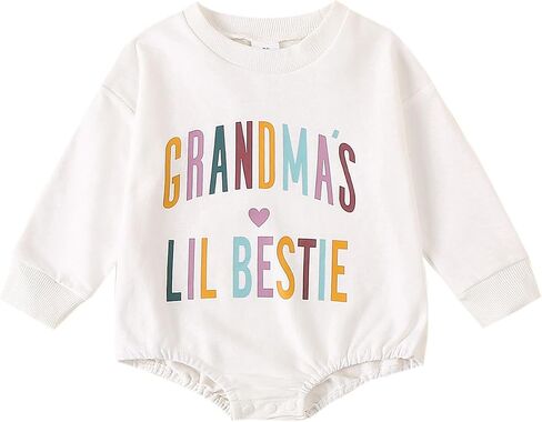 Baby Boys Girls Bodysuit Clothes Newborn Outfit Romper Jumpsuit Outfit 0-18 Months in Kuwait