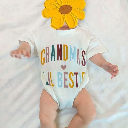 Baby Boys Girls Bodysuit Clothes Newborn Outfit Romper Jumpsuit Outfit 0-18 Months in Kuwait