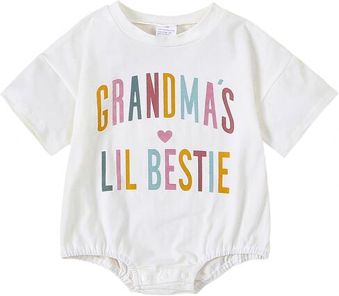 Baby Boys Girls Bodysuit Clothes Newborn Outfit Romper Jumpsuit Outfit 0-18 Months in Kuwait