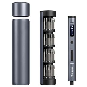Electric Screwdriver Set, 62-in-1 Rechargeable Precision Screwdriver Set, Mini Electric Screwdriver Set, LCD Display, LED Light, Magnetic Storage for Cell Phone/Laptop/Camera/Watch/Glasses