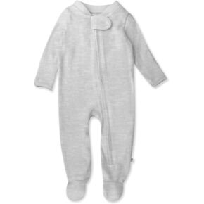 HonestBaby Unisex Baby Velour Sleep & Play Footed One-Piece Pajama Sleeper 100% Organic Cotton