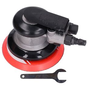 Air Random Orbital Sander 12000Rpm Pneumatic Palm Sander Aluminum Alloy Air Car Sander