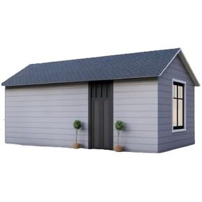 20x12’ Studio Tiny Home Building Plans – Floor Plan, Electrical, Elevations, Roof, Foundation & Construction Details