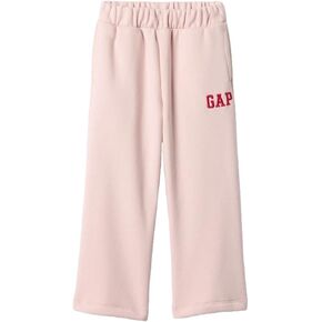 GAP Baby Girls' Logo Fleece Wide Leg Pant