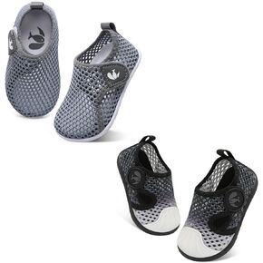 FEETCITY Baby Boys Girls Water Shoes Beach Quick Dry Swim Barefoot Aqua Socks Outdoor Athletic Pool Shoe 12-18 Months Infant
