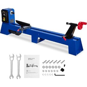 0.54 HP Benchtop Wood Oate ، أرجوحة 14 بوصة ، 40 بوصة بين المراكز ، 4 سرعات قابلة للتعديل (1040-2980 دورة في الدقيقة) ، مجموعة ملحقات كاملة للأعمال الخشبية in Kuwait