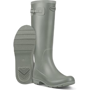 Rain Boots for Women Waterproof Rubber Boots Tall Knee High RainBoots Garden Boots Anti-Slip Wellington Rain Shoes