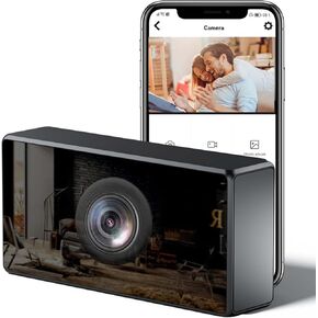 Camera Clock WiFi Camera Covert Nanny Video Recorder 4K Wireless Nanny Cam Indoor Home Office Security Night Vision Motion Detection
