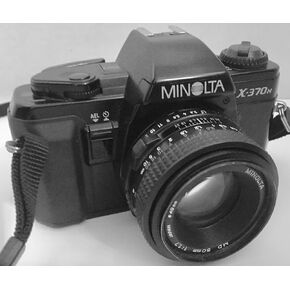 Konica Minolta X-370N 35mm SLR Film Camera W/Minolta MD Mount Manual Focusing Zoom Lens (Renewed)