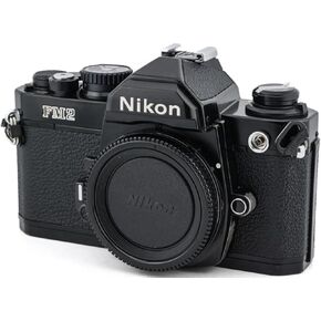 Nikon FM 2 Black 35MM SLR Film Camera Body with Titanium Shutter, Nikon AI-s Lens Mount System. (Renewed)