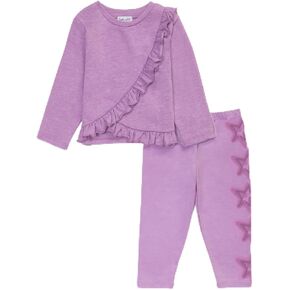 Splendid baby-girls Ruffle Star Ls Set