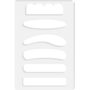 6 in 1 Board Handle Router Templates, Charcuterie Board Handle Template, Acrylic Templates for Woodworking, 5mm Thick Cutting Board Handle Template Tracing Stencils Guide Tools