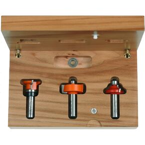 CMT 800.525.11 3-Piece Divided Light Door Set, 1/2-Inch Shank