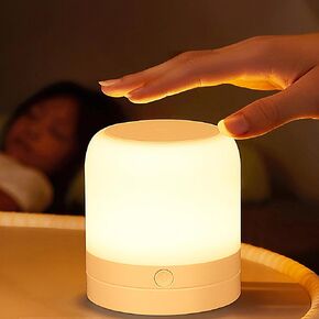 Baby Night Light,3 Colours Night Light for Kids,1200mAh Portable Kids Night Light,Egg Light for Nursery,Nursery Touch Lamp,Night Light Gifts for Boys,Girls
