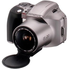OM System Olympus IS-20 QD Date 35mm Film Camera مع فلاش مدمج ، ومحرك أفلام محرك ، وأنماط تصوير مخصصة. (متجدد)