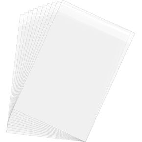 uxcell 13.4"x 9.4" Acid-Free Picture Sleeve, 25 Pack Crystal Clear Photo Sleeves Storage Bags Transparent Sealing Bag for 9.4"x 11.8" Art Prints, Pictures, Photos, Frame Mats Mattes