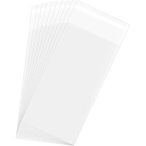 uxcell 11"x 7.1" Acid-Free Picture Sleeve, 120 Pack Crystal Clear Photo Sleeves Storage Bags Transparent Sealing Bag for 7.1"x 9.4" Art Prints, Pictures, Photos, Frame Mats Mattes