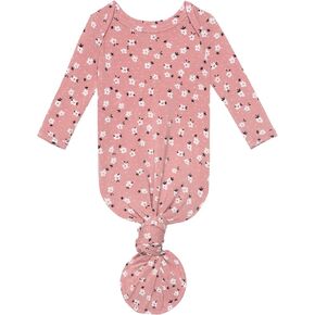 Posh Peanut Newborn Knotted Baby Gowns 0-3 Months - Easy-Tie Hospital Outfit Viscose from Bamboo Sleepers for Baby Boy & Girl, Emmilene