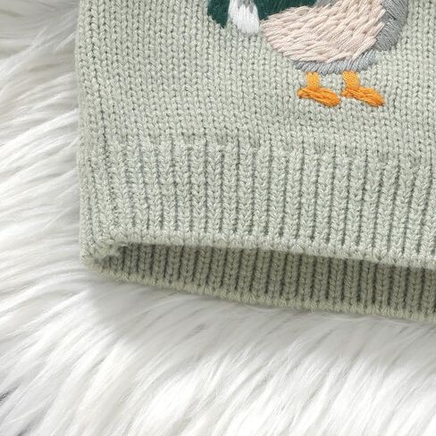 Baby Girl Cardigan Valentines Day Knit Sweater Love Heart Chunky Coat Knitwear Toddler Fall Winter Clothes in Saudi Arabia