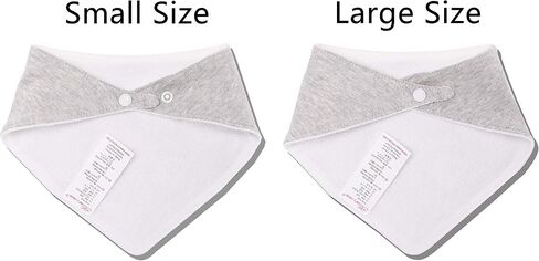 JN&LULU 3-Pack Newborn Baby Bibs Baby Bandana Drool Bibs for Drooling and Teething,Organic Cotton Bibs for Baby Gifts in Saudi Arabia