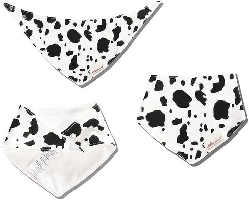 JN&LULU 3-Pack Newborn Baby Bibs Baby Bandana Drool Bibs for Drooling and Teething,Organic Cotton Bibs for Baby Gifts in Saudi Arabia