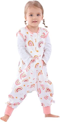 Toddler Sleep Sack with Feet, 0.5TOG Wearable Blanket, Baby Sleeping Sack with Legs in Saudi Arabia