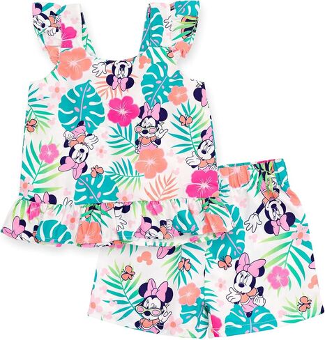 Disney Minnie Mouse Girls Tank Top and Shorts Toddler to Big Kid in Kuwait