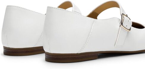 DREAM PAIRS Women's Square Toe Mary Jane Flats | square toe mary jane shoes comfortable classic casual dress ballet flats with buckle strap for daily and work office in Saudi Arabia