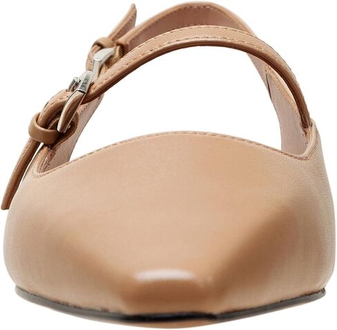 Linea Paolo - Celeste - Womens Leather Or Patent Slingback Flats in Saudi Arabia
