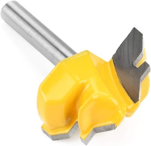 جهاز التوجيه Miter Lock 1/4 بوصة شانك 45 درجة ، أدوات غراء قفل Miter Miter Woodworking تم تعيينها لـ 1/2 "5/8" 3/4 "خشب (1/4 شانك) in Kuwait