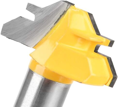 جهاز التوجيه Miter Lock 1/4 بوصة شانك 45 درجة ، أدوات غراء قفل Miter Miter Woodworking تم تعيينها لـ 1/2 "5/8" 3/4 "خشب (1/4 شانك) in Kuwait