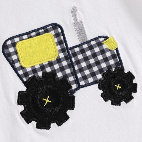 Toddler Boys Summer Clothes Funny Car Printed T-Shirt Plaid Shorts 2Pcs Little Kids Outfits Set in Saudi Arabia