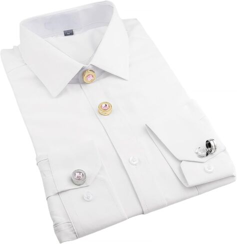 غطاء أزرار أغطية أزرار قميص رجالي يستخدم في الأعمال الرسمية وحفلات الزفاف وغطاء أزرار أكمام القميص in Kuwait