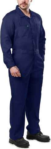Kolossus Coveralls for Men Long Sleeve Jumpsuit - Blended - Adjustable Cuff - Utility Pockets in Kuwait