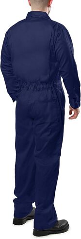 Kolossus Coveralls for Men Long Sleeve Jumpsuit - Blended - Adjustable Cuff - Utility Pockets in Kuwait