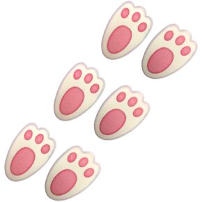 Easter Bunny Footprint Tracks - Rabbit Feet Paw Print for Easter Morning - 15 Piece Set