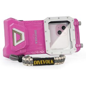 DiveVolk SeaTouch 4 Max Plus Underwater Smartphone Housing - Dreamy Pink