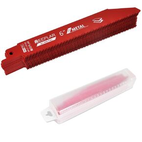10 Pack 9 inch 14/18 TPI Bi-Metal Auto Dismantling Reciprocating Saw Blades for 1/16-5/16 Medium Metals, 9" 18-TPI Saw Blade for Metal Cutting