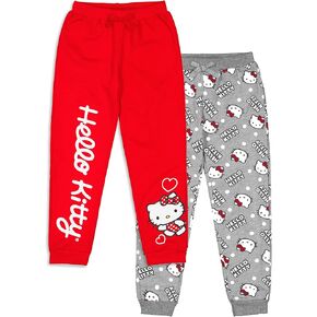 Hello Kitty Sanrio Girls 2 Pack Fleece Pants for Infants