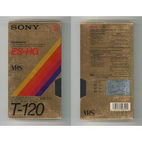 Sony Dynamicron ES-HG Blank VHS Tape