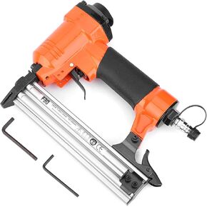 Pneumatic Nail Gun, Industrial Grade Cast Steel Air Brad Nailer F30 Pneumatic Straight Nail Gun Stapler,Pneumatic Nail Gun