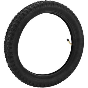 SUNGOOYUE 16x2.4 Tire Inner Tube for Kid Bike, Rubber Anti Slip Dirt Inner Outer Tyre Replacement