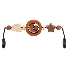 Toy Bar Compatible with Baby Bjorn Bouncer Toy Bar for Baby Bouncer, Durable Wooden Baby Bouncer Toy Bar Attachment, Rotatable Baby Sensory Toy, Easy to Use Bouncer Accessory