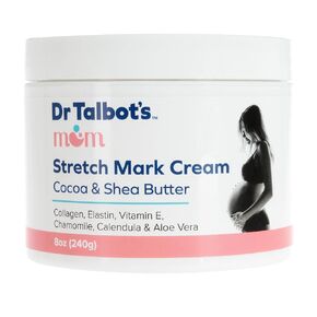 Dr Talbot’s Mom Stretch Mark Cream, Collagen, Elastin, Cocoa Butter, Shea Butter, Vitamin E, Chamomile, Calendula and Aloe Vera for Stretchmarks, Paraben and Phthalate Free, Safe for Pregnancy