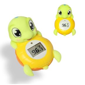 Backstroke Sea Turtle Baby Bath Thermometer,The Infant Baby Bath Floating Toy Safety Temperature Water Thermometer, BPA Free, New Baby Essentials