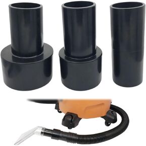 Happy Tree Three Adapters 2-1/2" & 1-7/8" & 1-1/4" Extraction Accessories for Shop Vac Extractor Attachment for 1-20 Gallon Wet Vacuum Cleaners