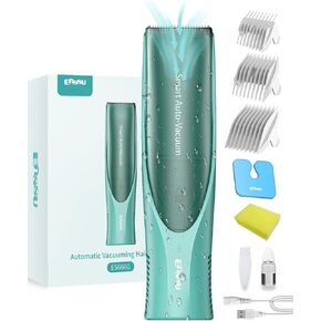 ENSSU Baby Hair Clipper,Vaccum Hair Clippers for Kids/Toddlers,Cordless Baby Hair Cutting Kit with Two Modes,Baby Hair Trimmer Haircut Machine in Large Hairs Storage Space,Rechargeable&Waterproof