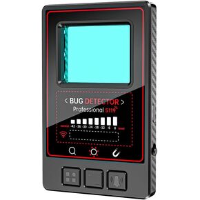 Hidden Camera Detector, Camera Detector Spy Camera Finder, GPS Tracker Detector with 30 Days Battery Life, 8 Levels Sensitivity 5 Modes, Bug Detector Electronic Sweeper, Rf Wireless Signal Scanner