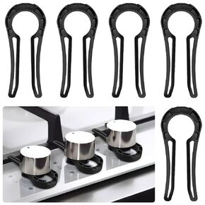 Gas Stove Knob Locks, 5 Pack Oven knob Covers for Child Safety, Child Proof Stove Knob Covers, Prevent Children or Pets from Accidentally Turning on Gas Stove (Black)